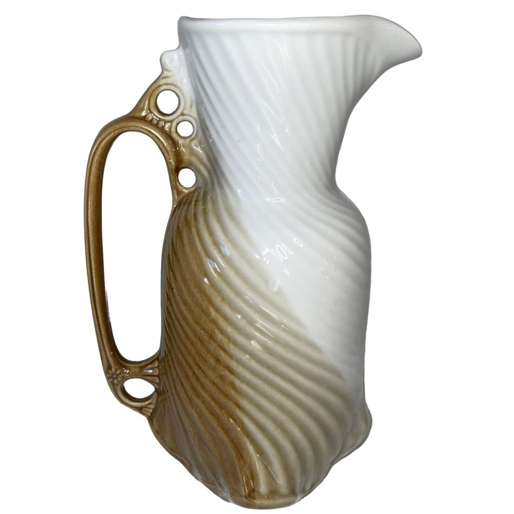 Pitcher Fena Porzzelan 1 Qt. W. Germany  1960’s  9”  MCM Pristine Condition